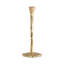 Metal, 11" Forged Taper Candleholder, Gold-87058115