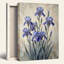 Ensemble de 1 tableau sur toile Iris violet-1422990177-1422990183