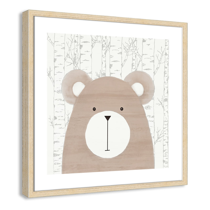Friends 1, art encadré, 22.5" H x 22.5" W x 1.18" D, Cadre boîte beige
