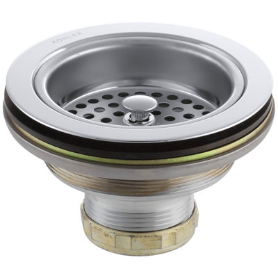 Duostrainer Sink Strainer, Less Tailpiece