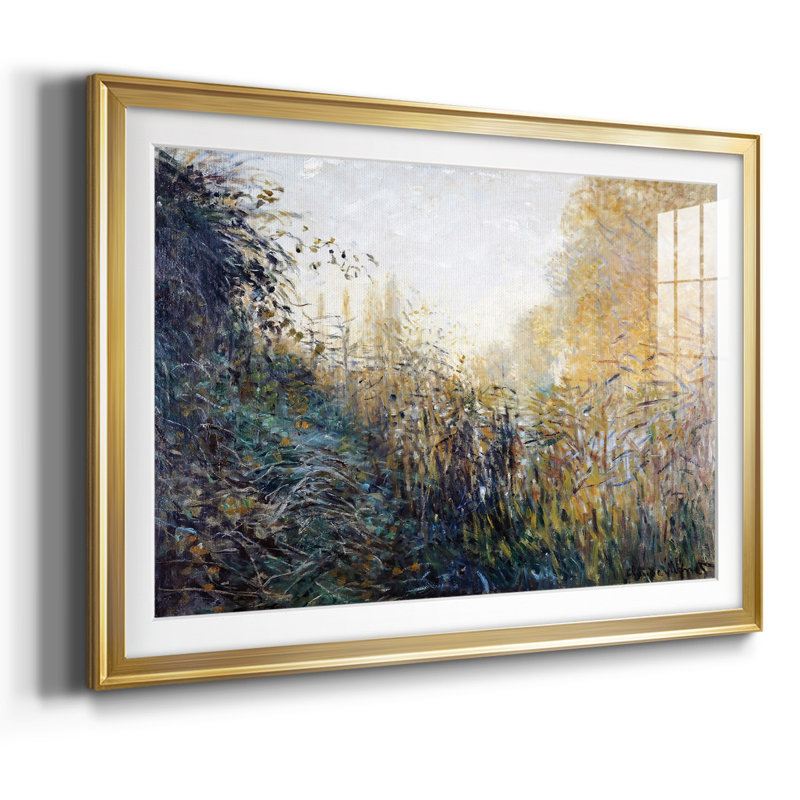 Les roseaux (étude), 1876, H 27 po x l 39 po x P 1,5 po, Or