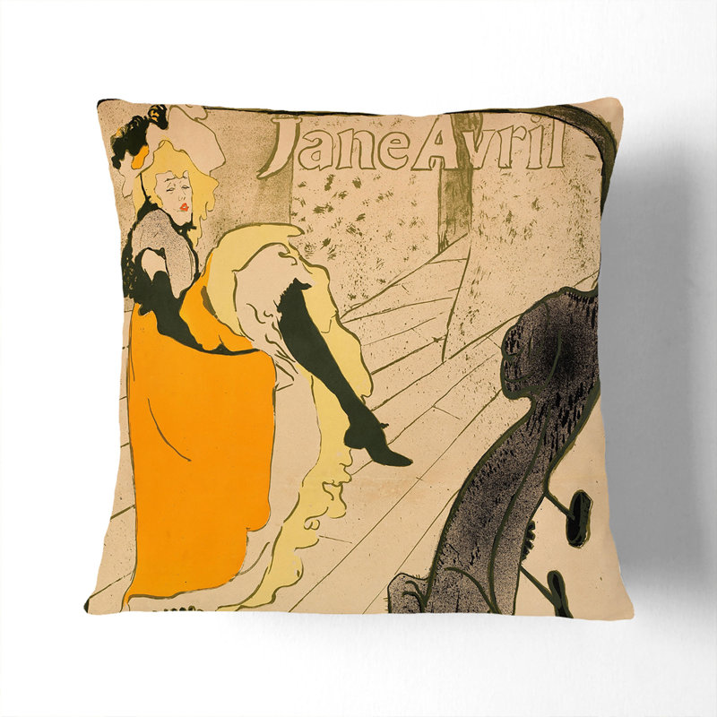 Jane Avril Vol.2 Scatter Cushion, 55cm H x 55cm W x 20cm D