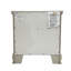 Table de chevet 3 tiroirs grise