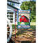 Drapeau de jardin en polyester 18 x 13 po Formoso Country Patriotic Barn
