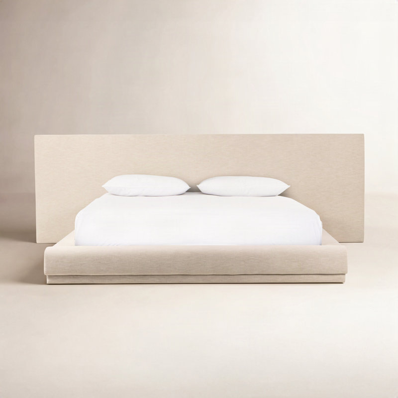 Isolde Upholstered Platform Bed, Extra Wide King
