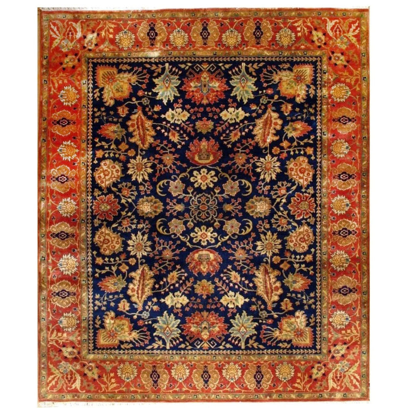 Wool Floral Area Rug