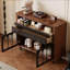Retro Black Solid Wood Accent Cabinet-331311556