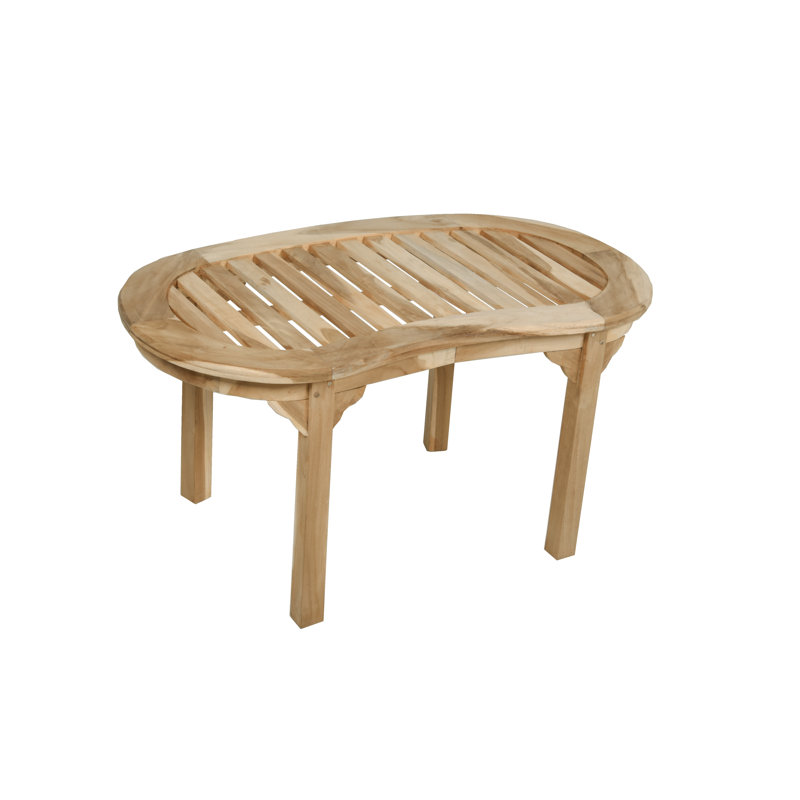 Hermilda Oval Teak Outdoor Dining Table , 90cm cm W 45cm cm D
