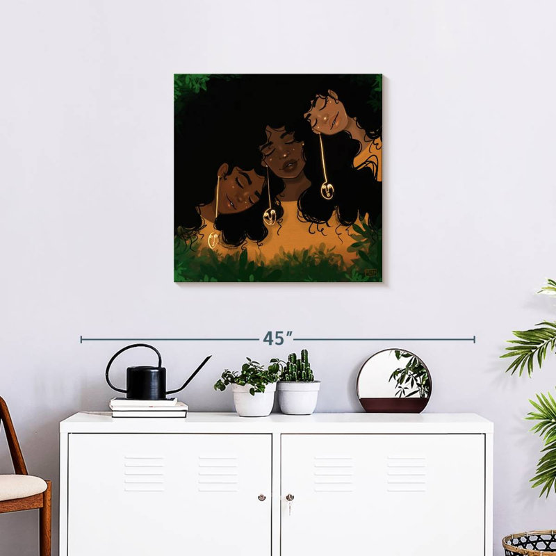 Sœurs de la Terre, H 24 po x l 24 po