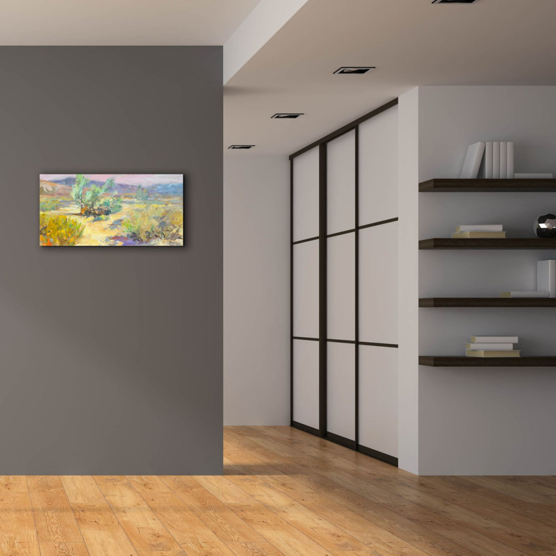 «Desert Garden» par Allayn Stevens, art mural sur toile, 40 po x 20 po, H 20 po x l 40 po