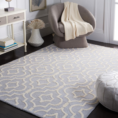 Cannen Hand Tufted Wool Geometric Rug