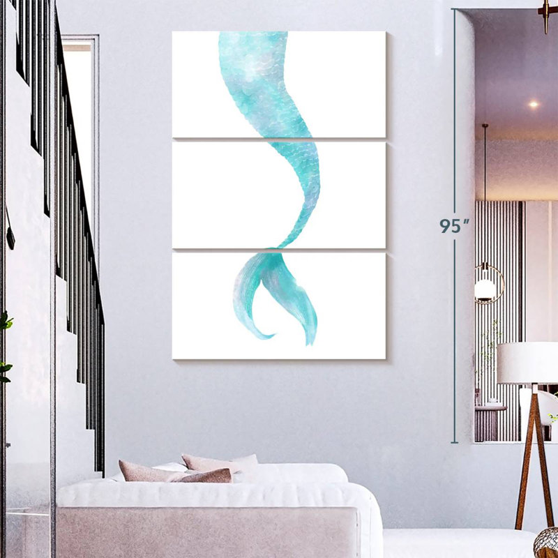 Kelan Mermaid Tail, 74" H x 48" W