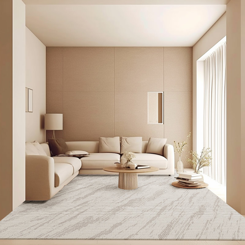 Hearton Abstract Indoor Rug, Rectangle 3'11" x 5'3"