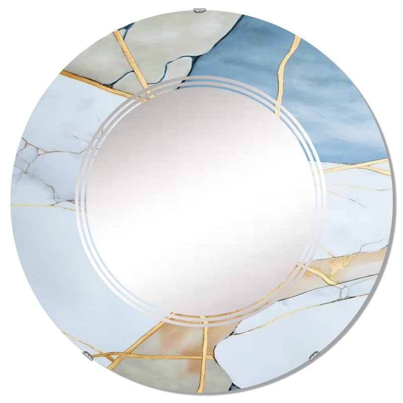 Miroir mural Quayshon, 32 po x 32 po