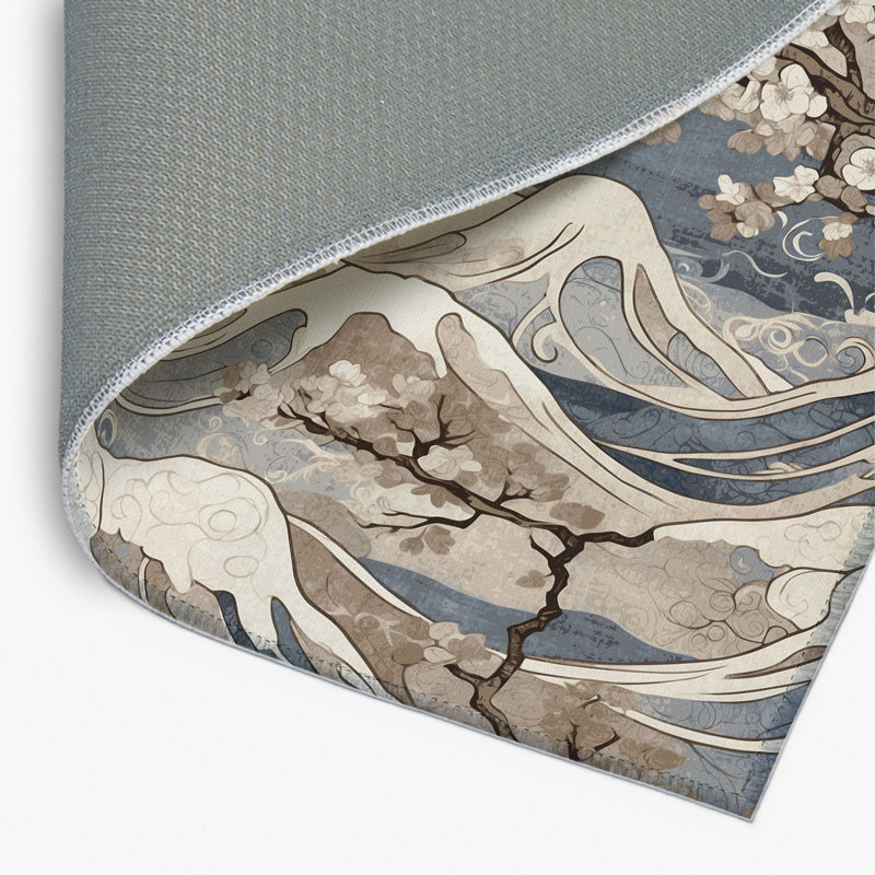 Eternal Blossom Indoor And Outdoor Area Rug, Rectangle 3' x 5'