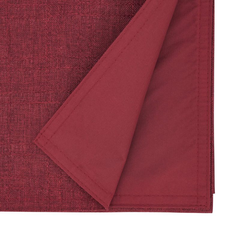 Refined Stitched Plaid Table Runner, 16" W x 72" L