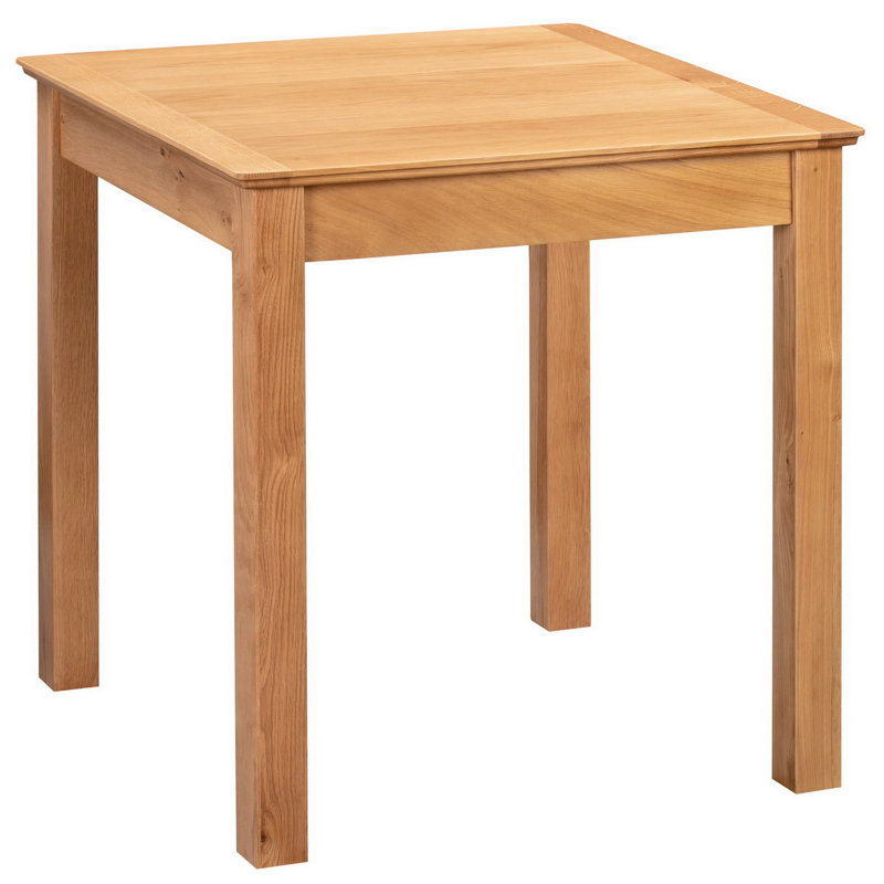 Madelynn 2 - Person Solid Oak Dining Set, 5 Pieces: 1 Table, 4 Chairs, Beige