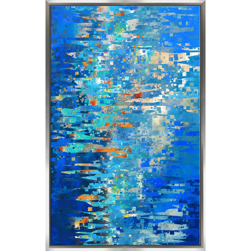 "Romans 12: 12" S'approcher de l'espoir par Mark Lawrence - Cadre flottant, impression sur toile