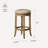 Maven Lane Eva Stool with Faux Leather Upholstery-774040920-774040923