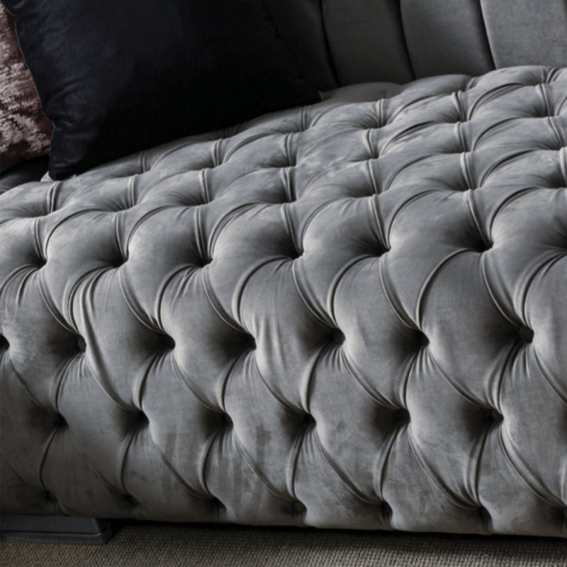 Verble 3 - Piece Velvet Sectional