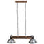 Montclair 2 - Light Brushed Brass LED Pendant