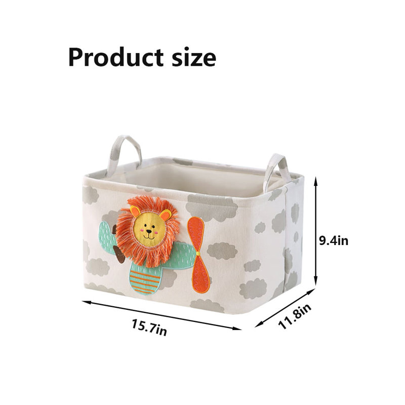 Panier de rangement multifonctionnel, H 15,7 po x l 11,8 po x P 11,8 po