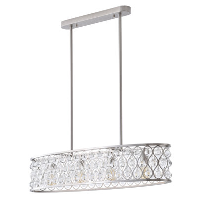 Lustre en cristal 4 lumières