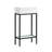 Pierre 19" Freestanding Bathroom Vanity with Open Shelf and Matte Black Metal Frame-59097689