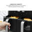 Sur La Table SLT17014BLK Core Duo Basket Air Fryer with 6 Pre-Set Cooking Functions, Sync Finish, Dual Function, Touch Screen, LED Display, Auto Shut Off, Shake Reminder, 8.5L, Black
