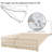 Yaheetech Fabric Beige Cover Retractable Patio Awning-66002067-94592229