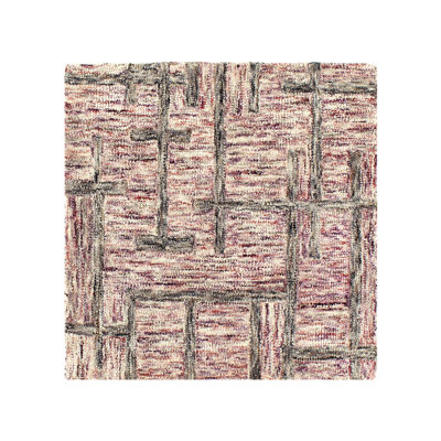 Fine Hand made sample Modern rug 2' X 2'
