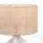 34"H Light Grey and Tan Hopson Cement Vase Table Lamp with Jute Lamp Shade