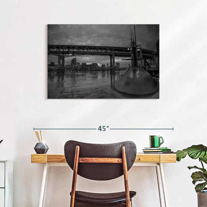 Mait Submarine, 24" H x 36" W
