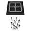 Boa Collection 25 Light Studded Glass Multi Port Pendant-88469209