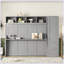 Lit escamotable moderne avec placard et tiroirs-1336712649-1336712654