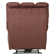 Upholstered Big Man's Lay Flat Recliner with Extended Footrest