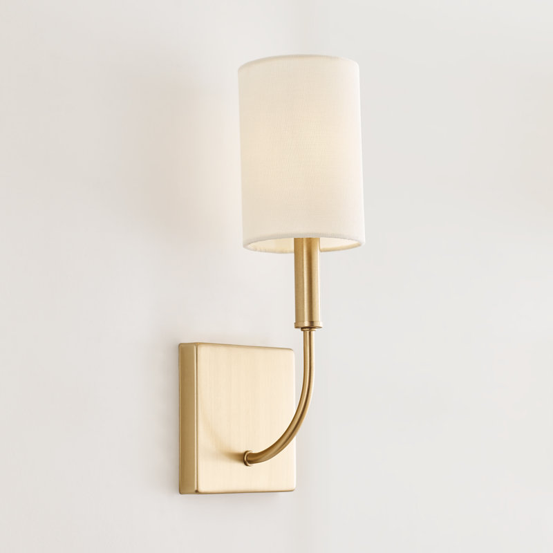 1 - Light Bath Sconce, Satin Brass