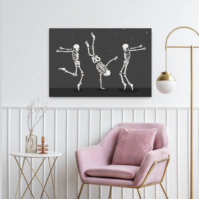 «Dancing Skeletons II», art contemporain abstrait