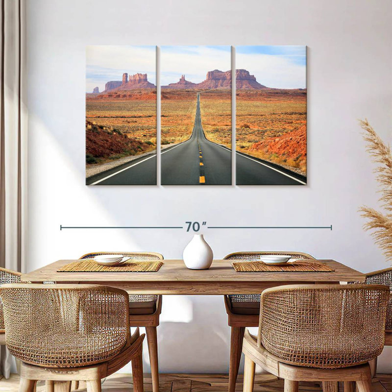 Mehar célèbre route de Monument Valley, H 36 po x l 57 po