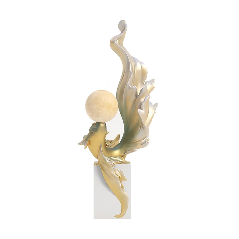 Modern Resin Finial+Decorative Object