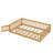 Full Size Floor Bed With Slats And Fence For Kids, Montessori Floor Bed With Door And Safety Guardrails,wood Full Size Floor Bed Frame, Montessori Bed Full Size For Girls Boys,natural-1997203713-2013019009