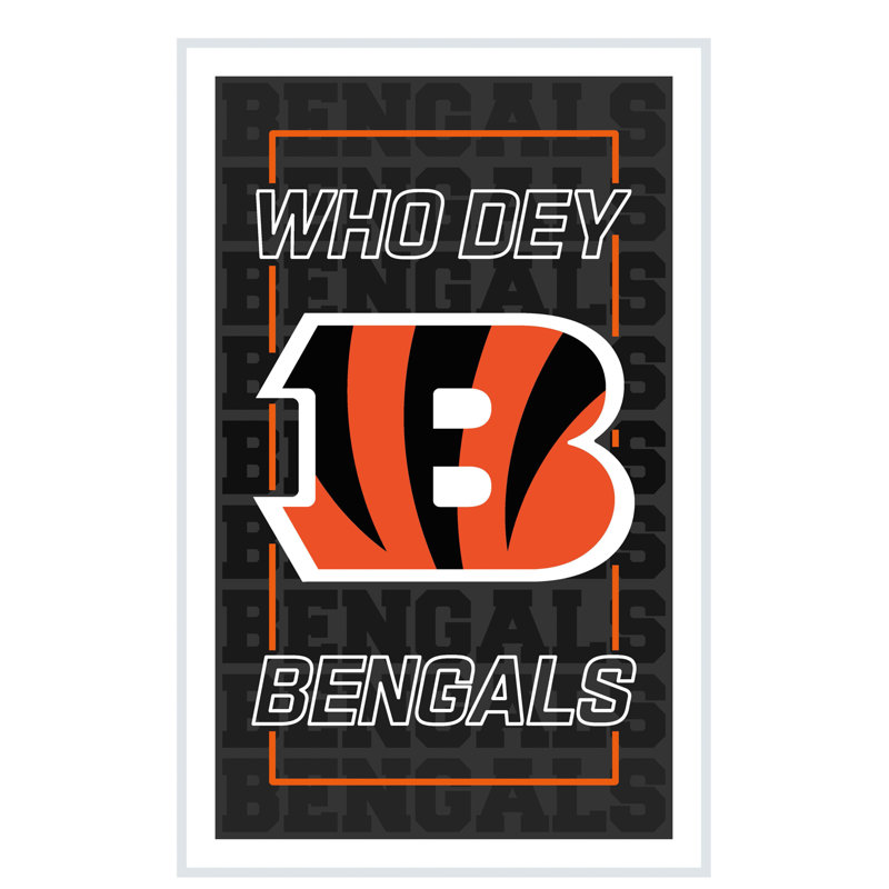 Enseigne murale NFL NeoLite, Bengals de Cincinnati