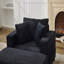 Chaise longue avec repose-pieds amovible et canapé-lit d'appoint rembourré avec coussins, fauteuil rembourré à assise profonde moderne-828042720