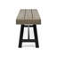 Banc de patio extérieur en bois d'acacia
