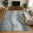 Premium Machine Washable Slesnick AMF1676 Swirls Rug-1353434422