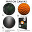  «Monicolore orange gris balle de golf II - art mural golf-1033083552-1033083567
