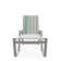 Holna Outdoor Rust-Resistant Metal Chaise Lounge