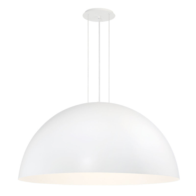 Laverton, Chandelier , 47", 23.5" H x 47.25" W x 47.25" D, Matte White