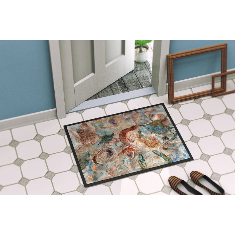 Niam Non-Slip Outdoor Doormat, Rectangle 1'6" x 2'3"