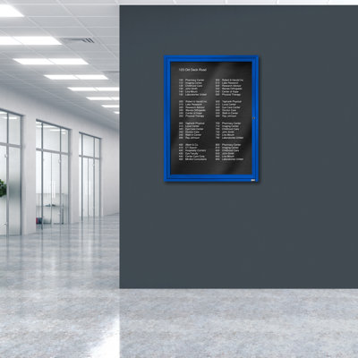 AARCO No Felt Metal Letter Board